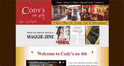 Desktop Screenshot of codyson4th.com